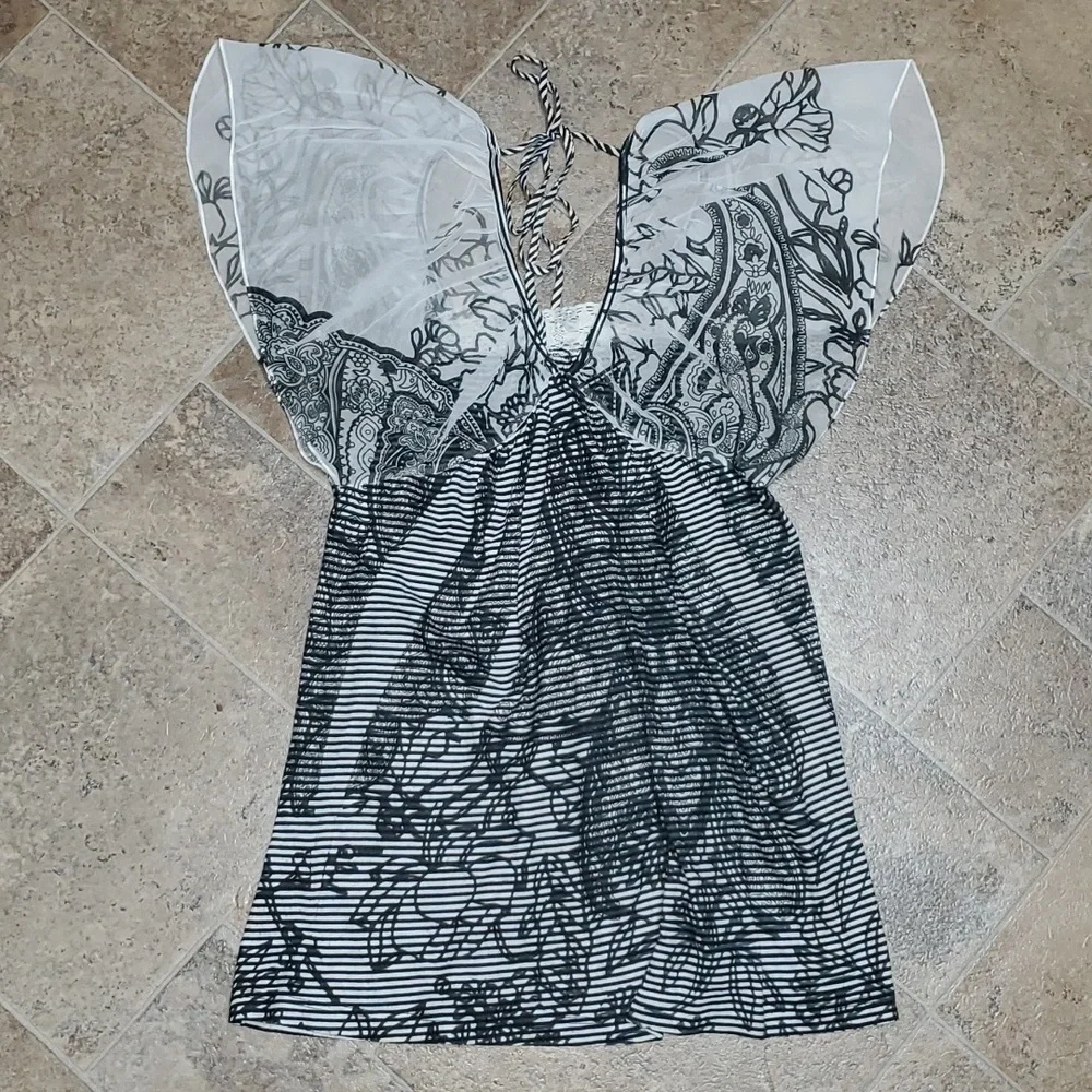 Daytrip Flowy Short Sleeve Blouse Shirt